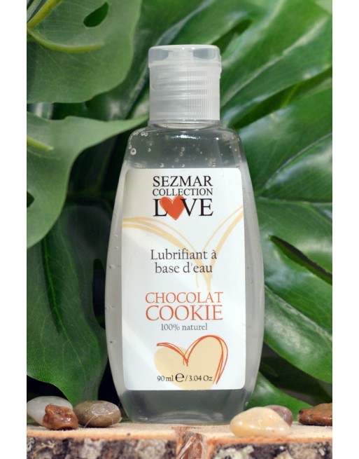 Lubrifiant à base d'eau 100% naturel Chocolat Cookie 90 ml - SEZ088