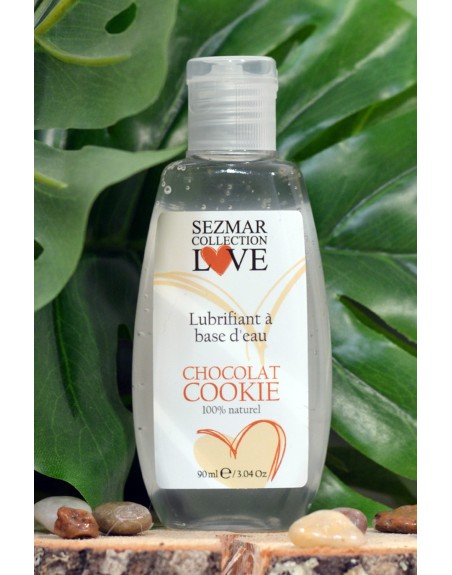 Lubrifiant à base d'eau 100% naturel Chocolat Cookie 90 ml - SEZ088