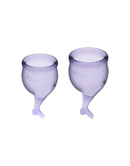 2 coupes menstruelles Satisfyer Lilas FEEL SECURE - CC597238