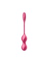 Boules de Geisha vibrantes télécommandées fushia Love Birds 2 Satisfyer - CC597866