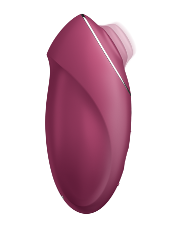 Vibromasseur à poser, stimulateur clitoridien rouge Tap  Climax 1 Satisfyer - CC597858