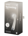 Vibromasseur point G tête rotative blanc USB Spinning g-spot 1 Satisfyer - CC597857