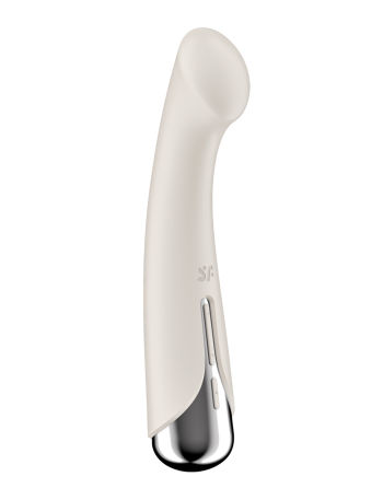 Vibromasseur point G tête rotative blanc USB Spinning g-spot 1 Satisfyer - CC597857