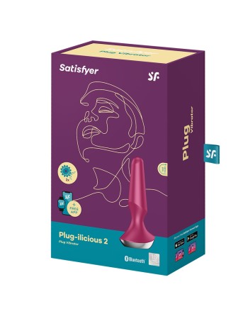 Plug anal vibrant connecté USB ilicious 2 Berry Satisfyer - CC597276