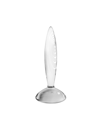 Gode anal en verre borosilicaté massif transparent Sparkling Crystal Satisfyer - CC597830