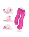 Vibromasseur Rose en forme de U double tête stimulateur point G - USK-V07PNK