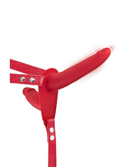 Double gode ceinture rouge vibrant - CC5310020030