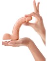 Gode réaliste veiné avec testicules et ventouse 18cm - CC5141131194