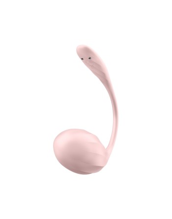 Oeuf vibrant télécommandé rose Ribbed Petal Satisfyer - CC597861