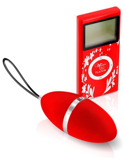 Oeuf vibrant rouge 10 vitesses télécommande écran LCD - CC5720000030