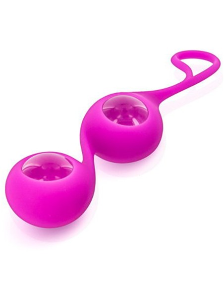 Boules de Geisha rose verre et silicone - CC571001