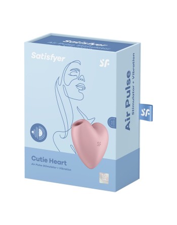 Stimulateur de clitoris USB en forme de cœur Cuttie Heart Satisfyer - CC597796