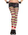 Legging fantaisie coloré bandes horizontales - MH35008RAI