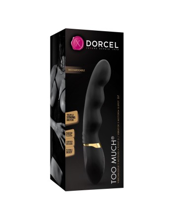 Vibromasseur Dorcel Too Much 2.0 - Noir et Or