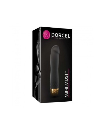 Vibromasseur Dorcel Must Mini 12,5 cm - Noir et Or