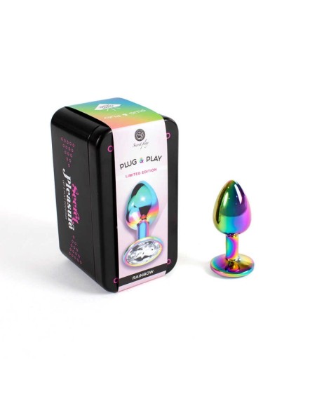 Plug anal secret play - Rainbow metal