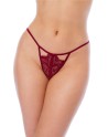 Nuisette et string couleur framboise - MAL7555ROSW