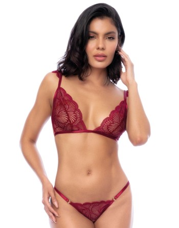 Ensemble 2 pièces couleur framboise - MAL8876ROSW