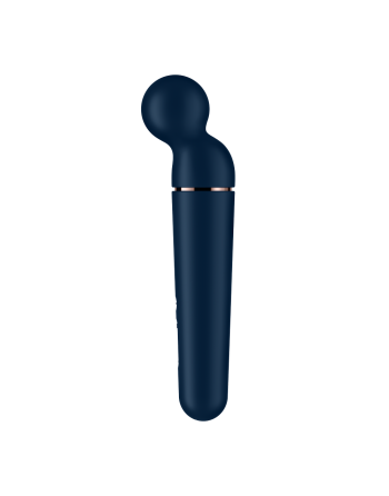 Vibromasseur wand bleu USB 60 vibrations Planet Wand-er Satisfyer - CC597845