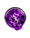 Plug bijou aluminium violet avec clochettes Taille S -  RY-001-A-ZB