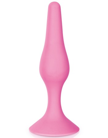 Plug anal ventouse rose taille L - CC5700893050