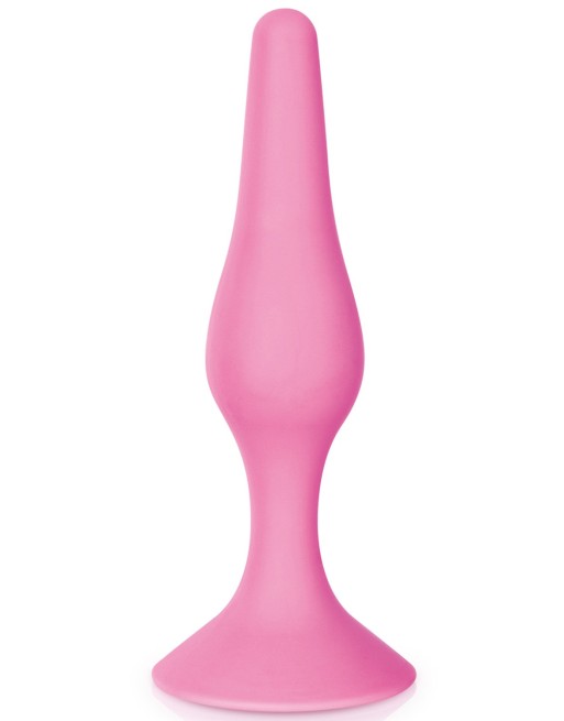 Plug anal ventouse rose taille L - CC5700893050