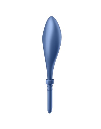 Cockring vibrant connecté USB bleu Bullseye Satisfyer - CC597798