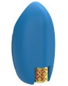 Masturbateur vibrant bleu en silicone, USB MILO - WS-NV524