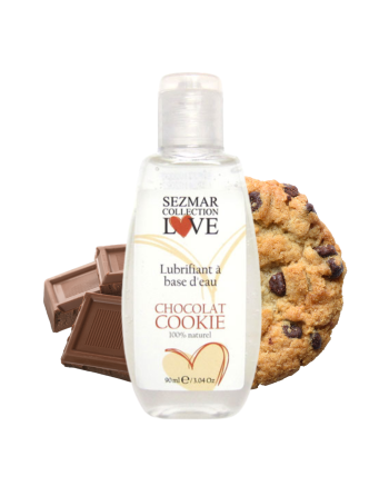 Lubrifiant à Base d'Eau 100 % Naturel - Chocolat Cookie - 90 ml